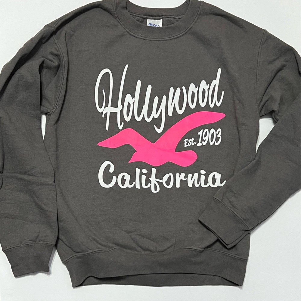 Hollywood California Crewneck Sweatshirt